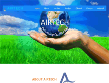 Tablet Screenshot of airtechfilters.co.in